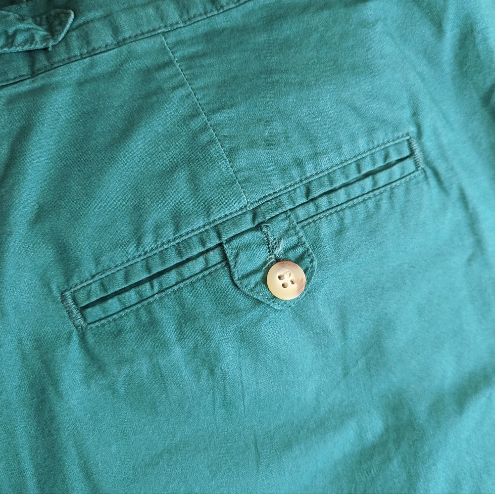 Vintage Polo Ralph Lauren Men's Green Lightweight Cotton Chino Pants 34x34 - Picture 8 of 9